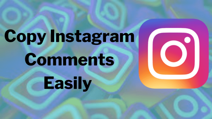 Cara Mengcopy Komentar Di Instagram