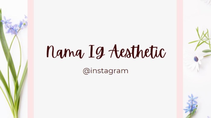 Nama Username Ig Aesthetic Zahra