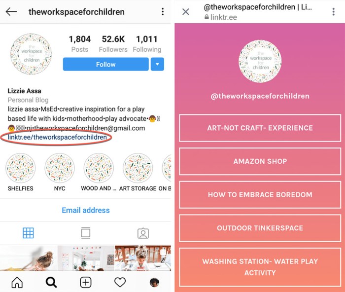 Cara Bagi Link Akun Ig