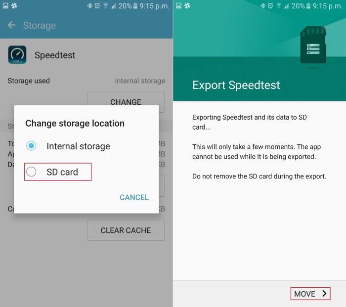 Sd move card application android