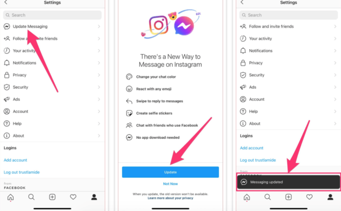 Cara Mengganti Tema Dm Instagram