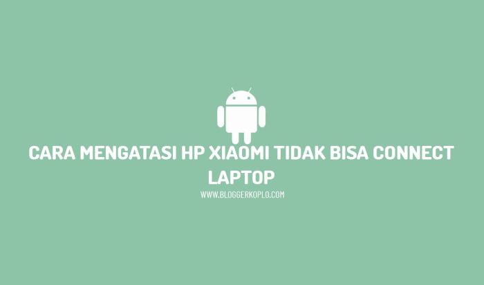 Hotspot Xiaomi Tidak Bisa Connect Ke Laptop